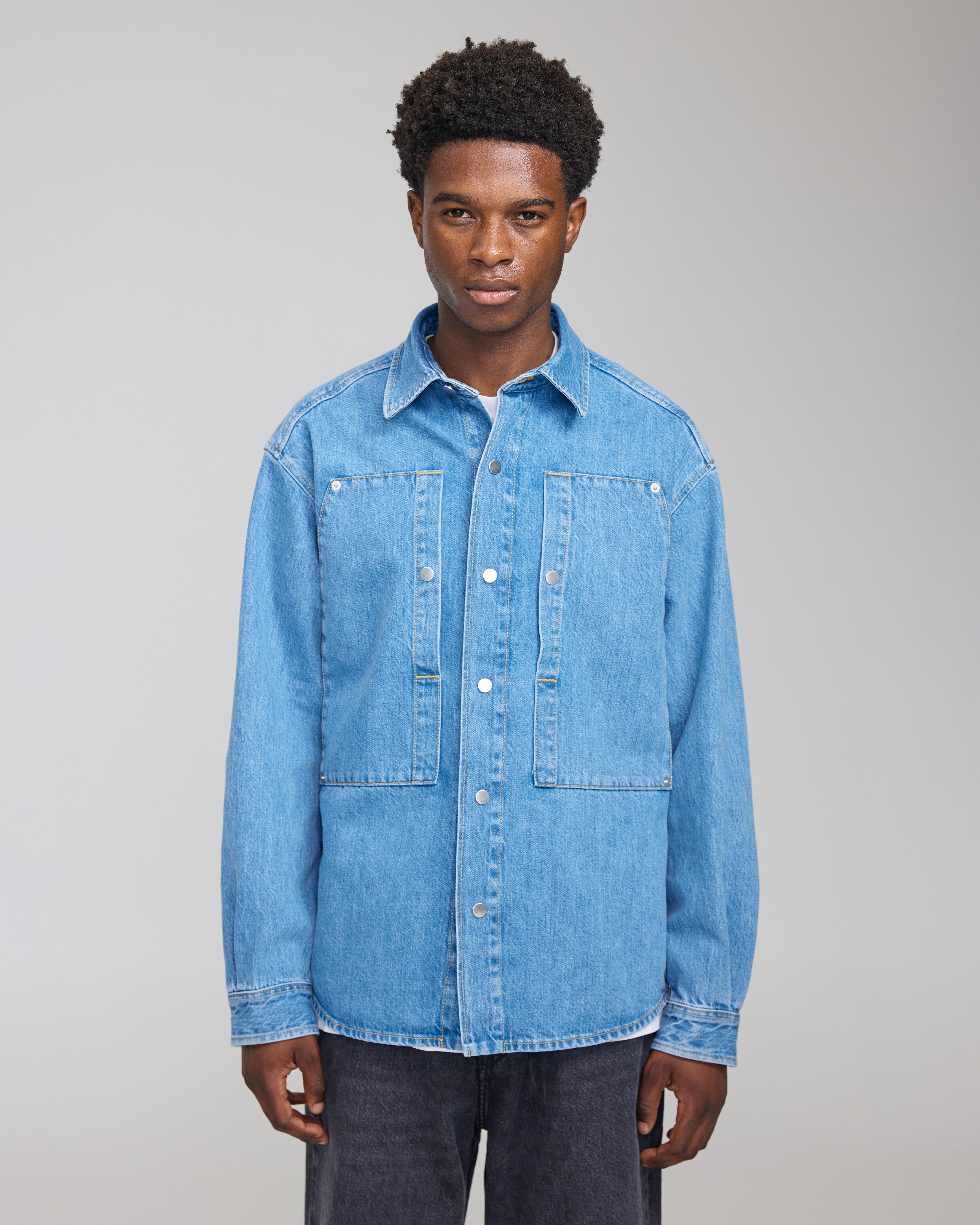 DENIM CHORE SHIRT JACKET