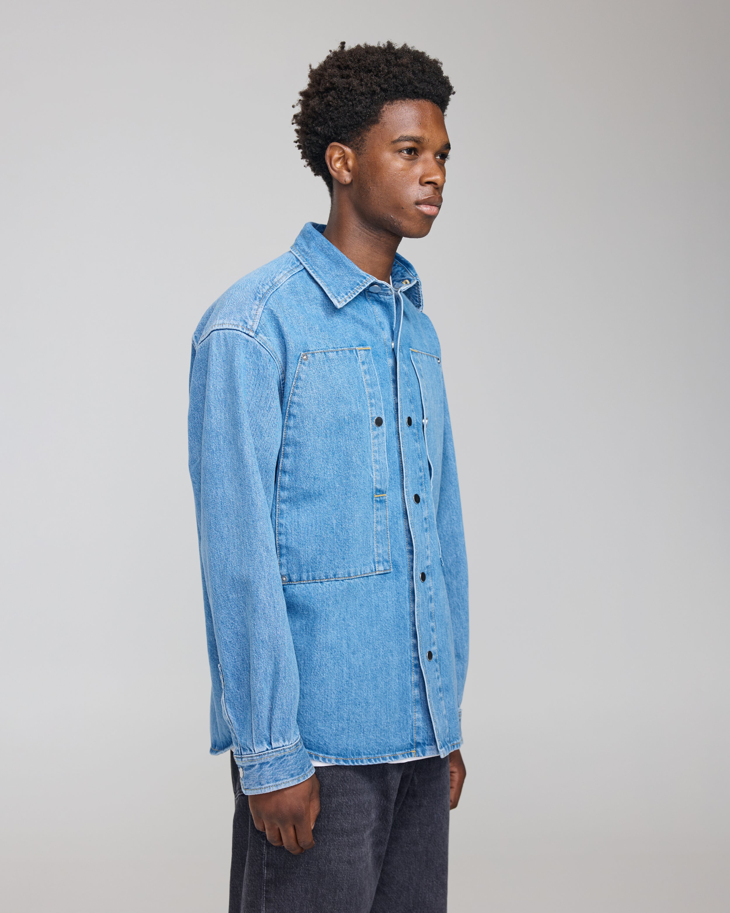DENIM CHORE SHIRT JACKET