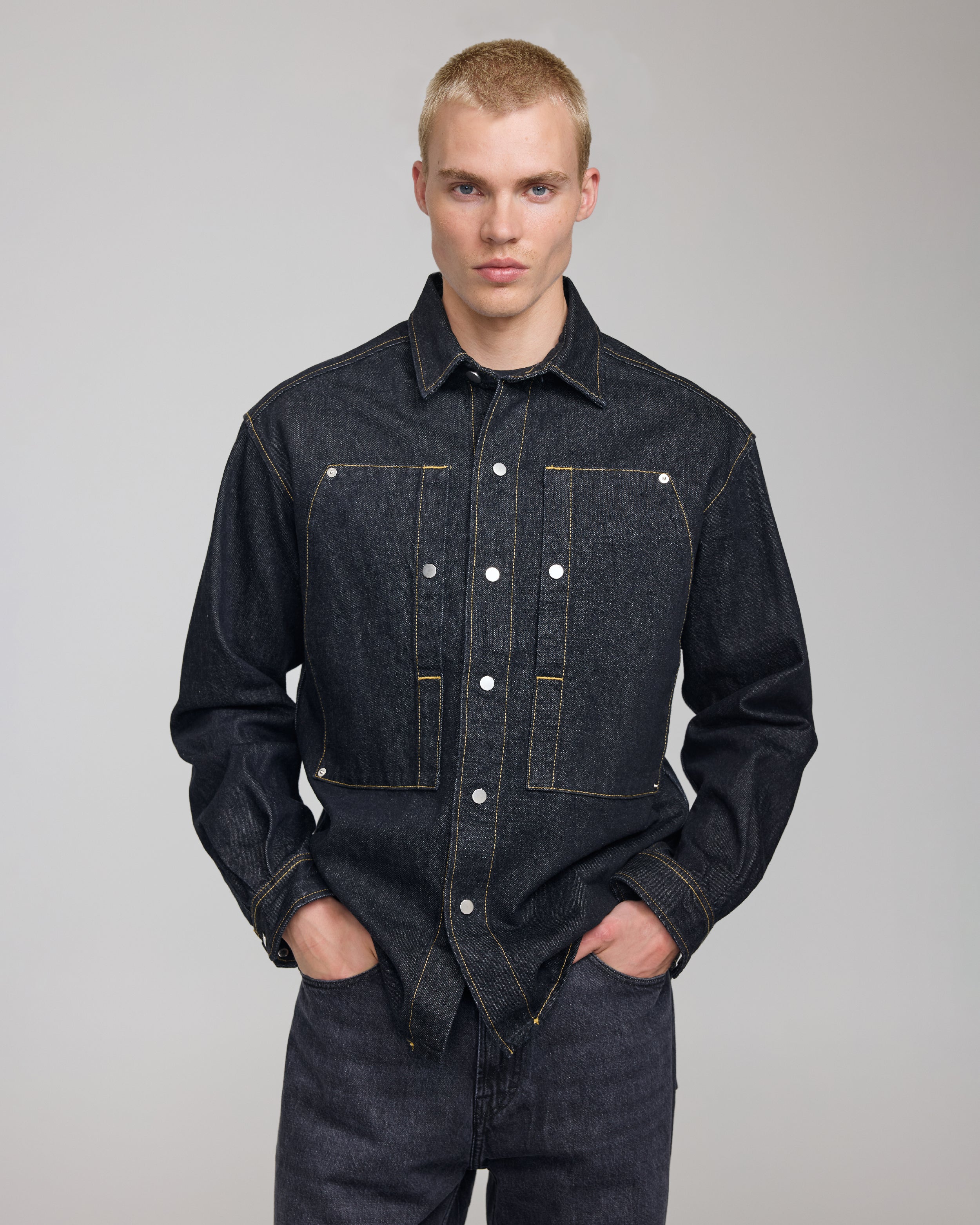 DENIM CHORE SHIRT JACKET