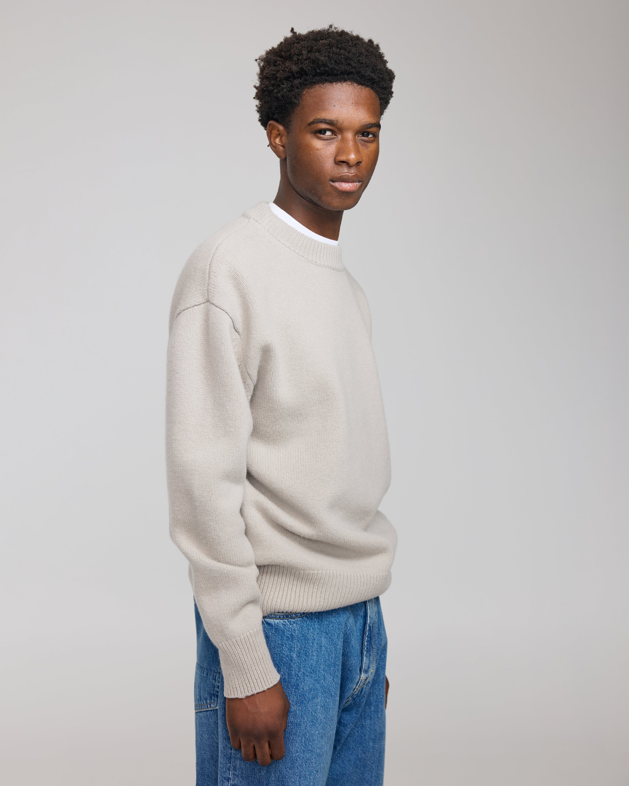 MERINO CREW NECK SWEATER