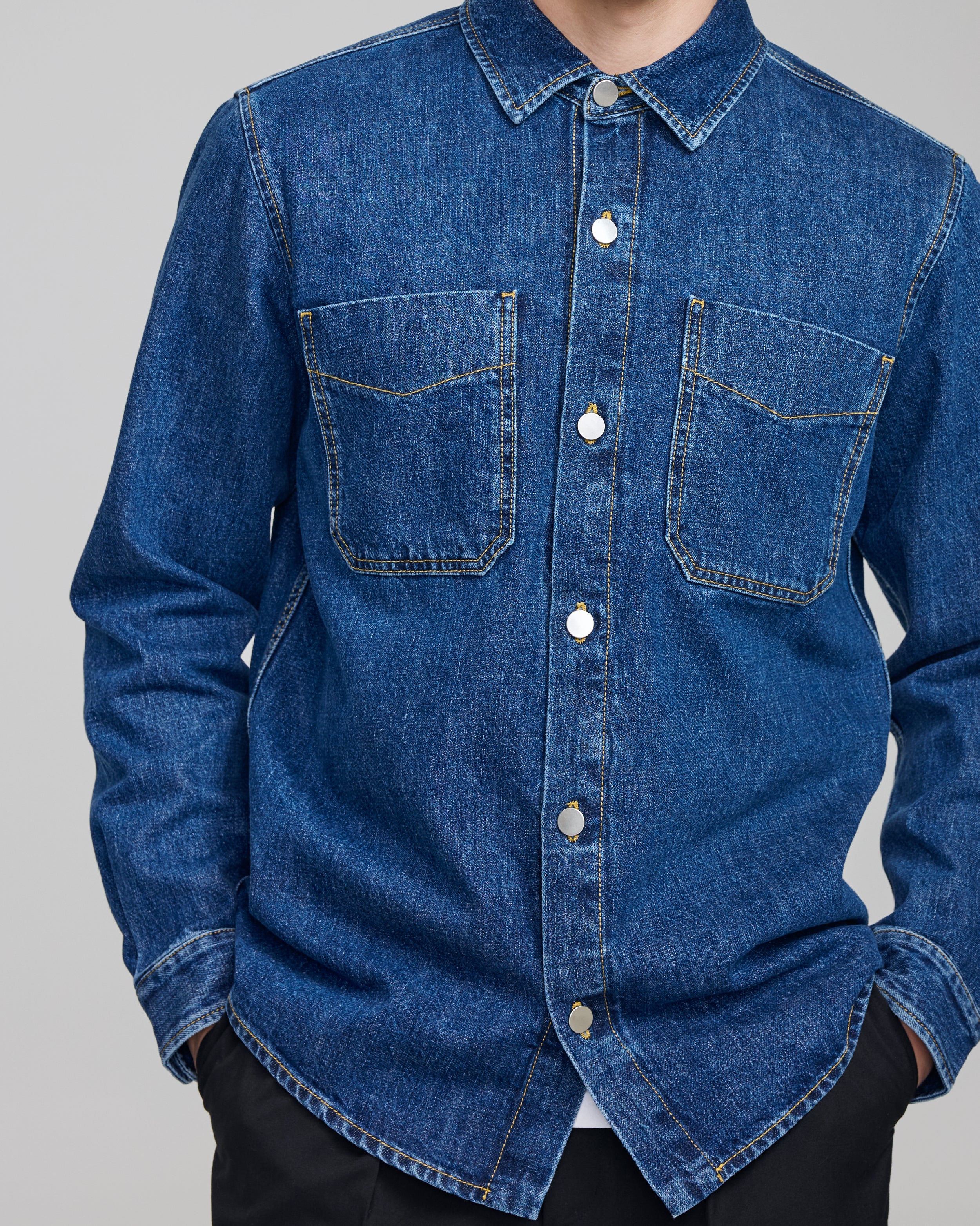 DENIM SHIRT JACKET