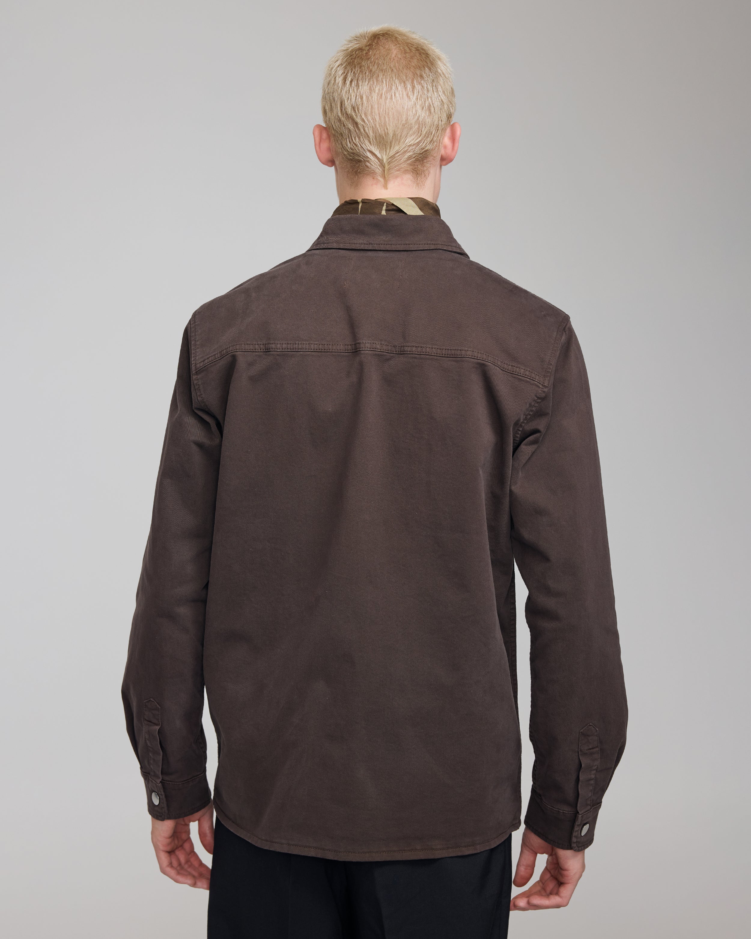 COTTON ONE POCKET SHIRT