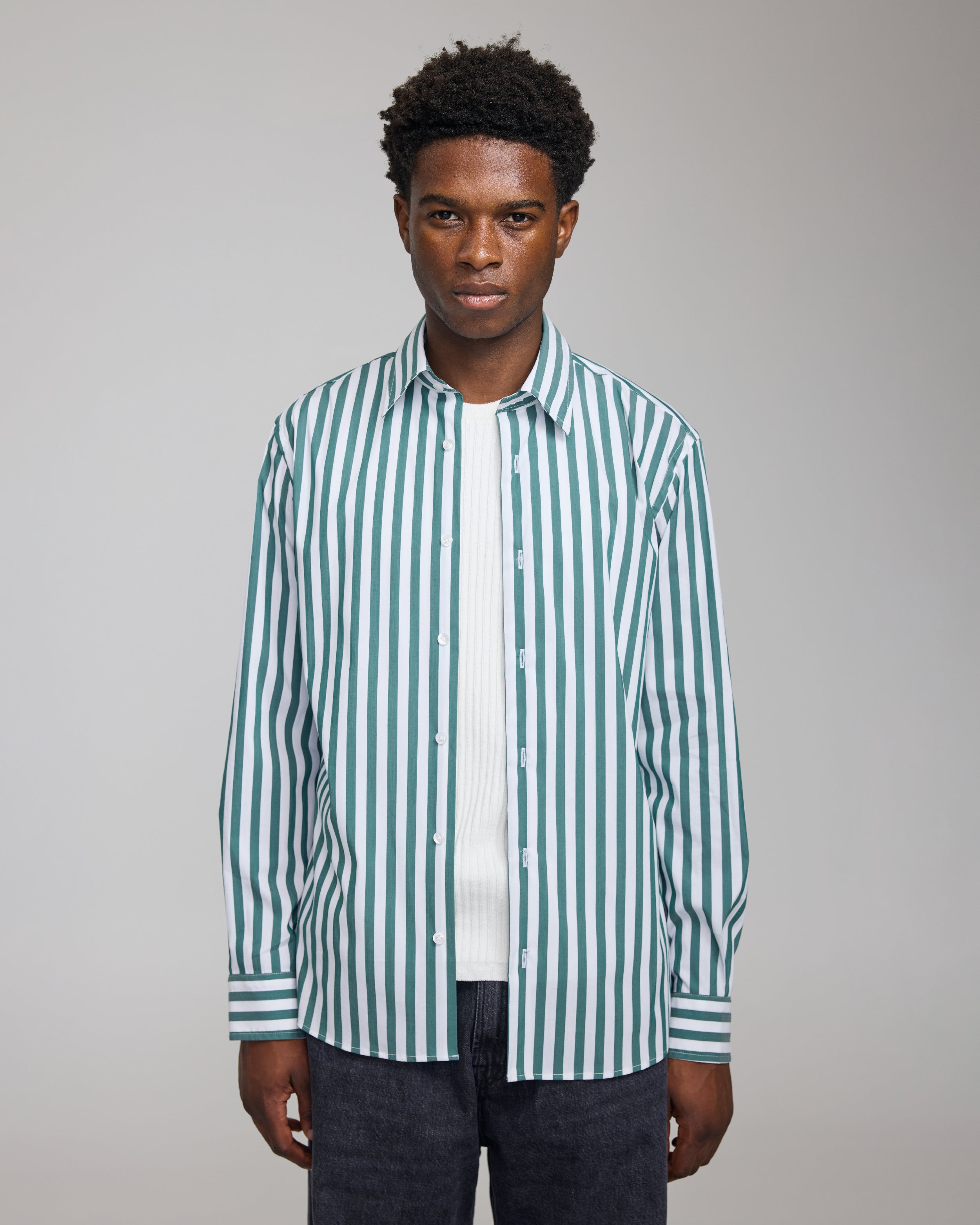 COTTON STRIPE SHIRT