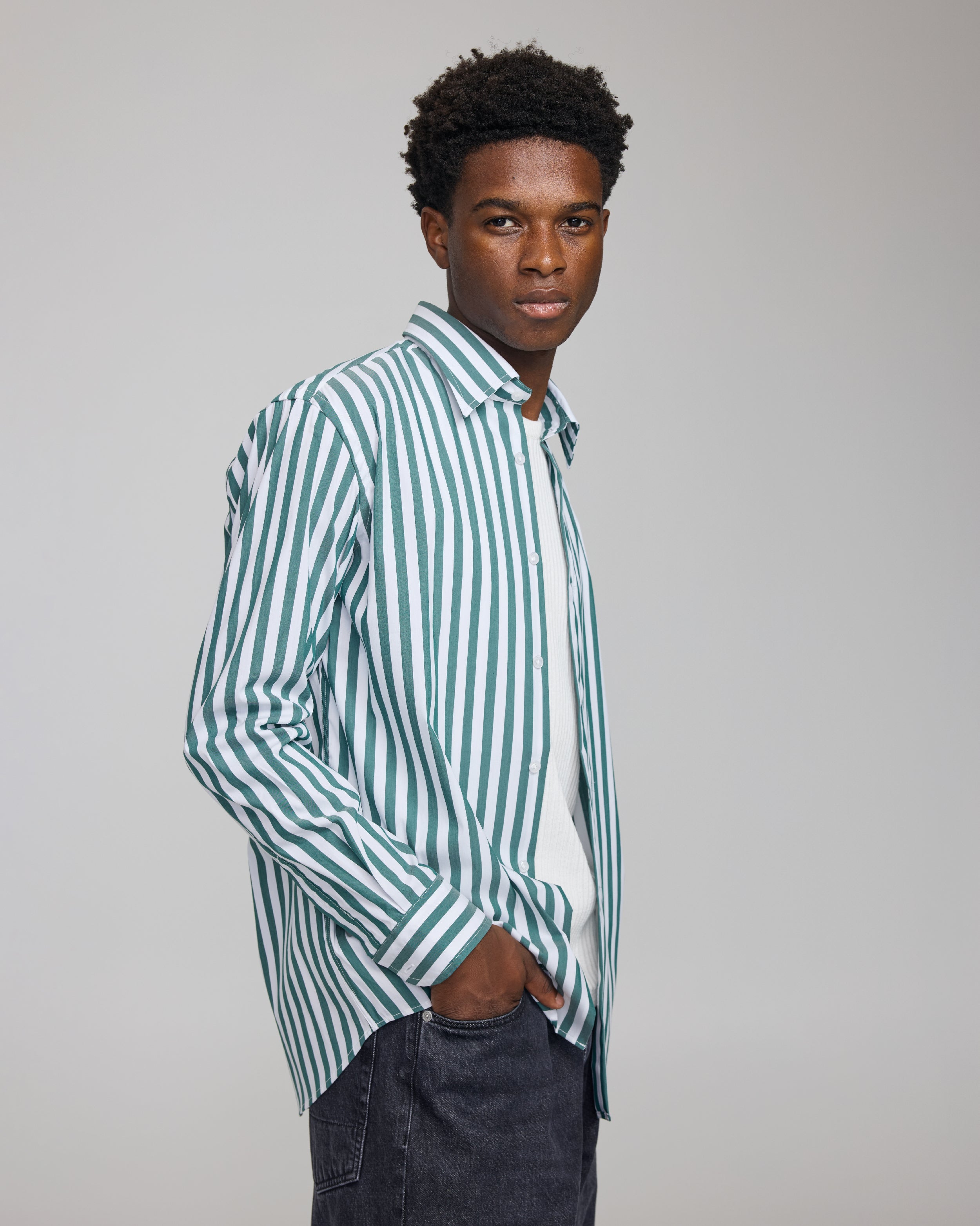 COTTON STRIPE SHIRT