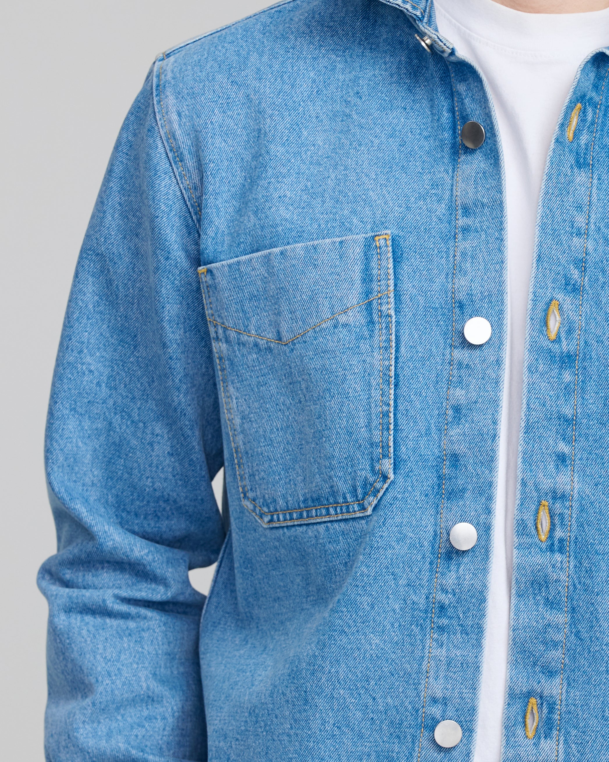 DENIM SHIRT JACKET