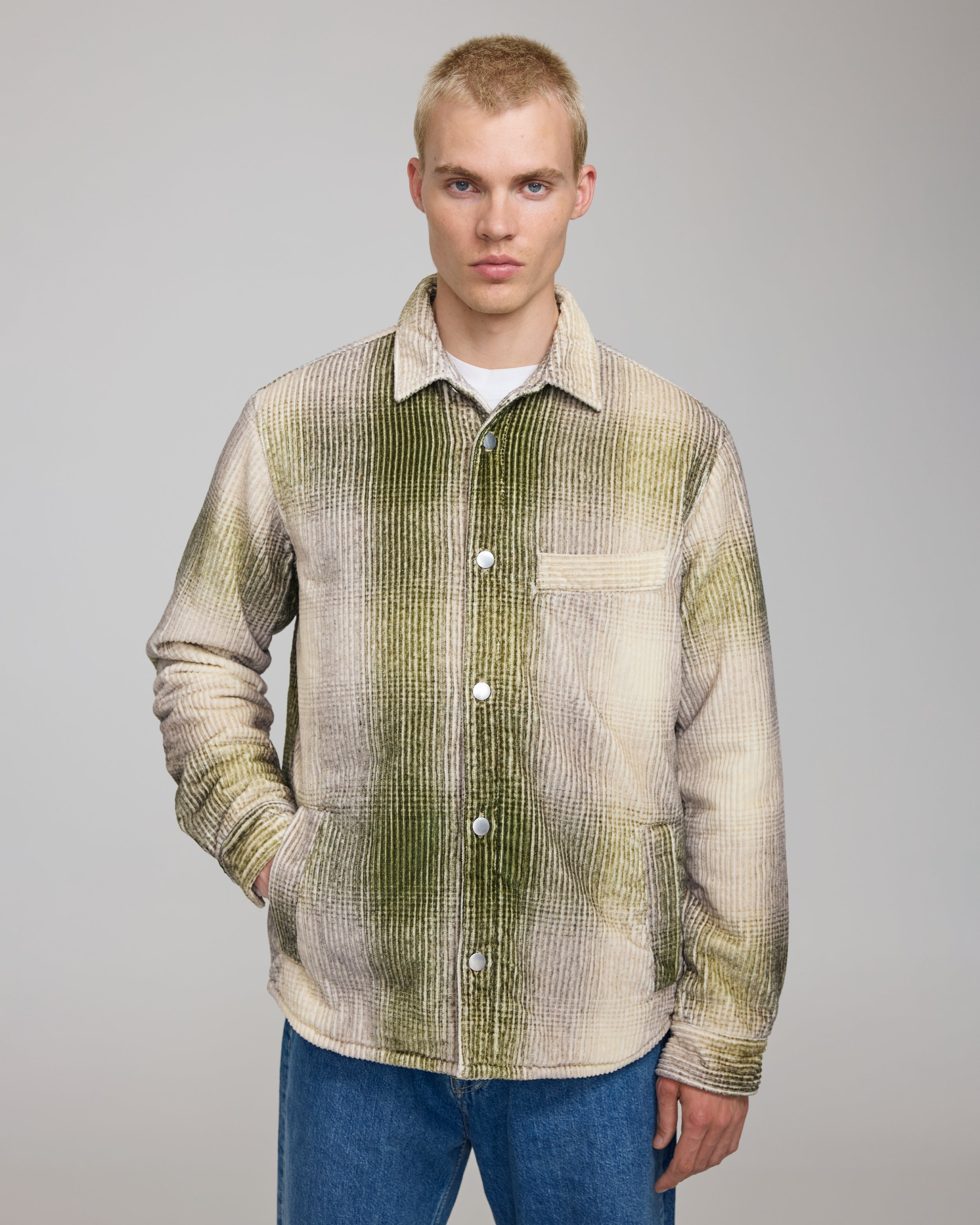 QUILTED CORDUROY JACKET