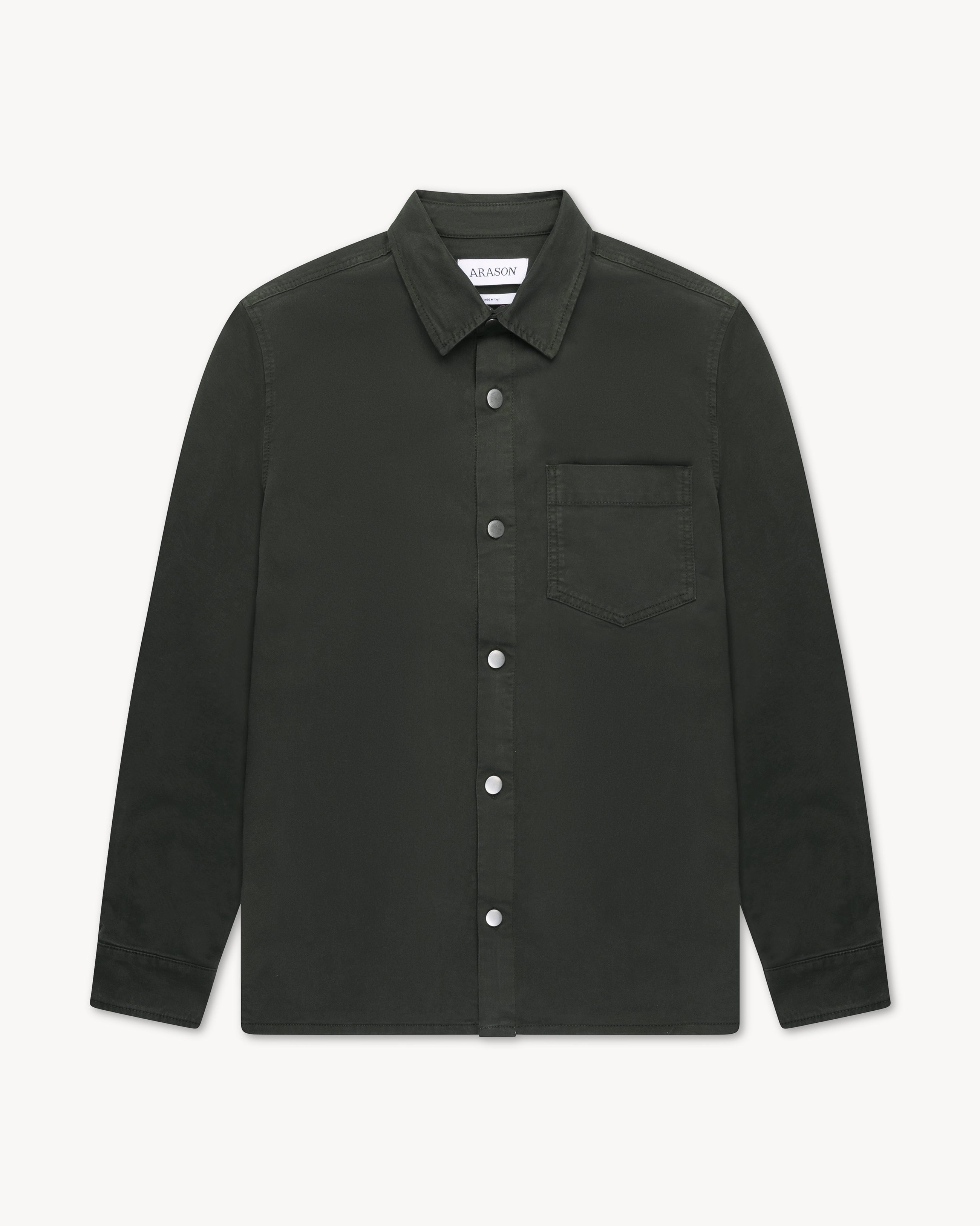 COTTON ONE POCKET SHIRT