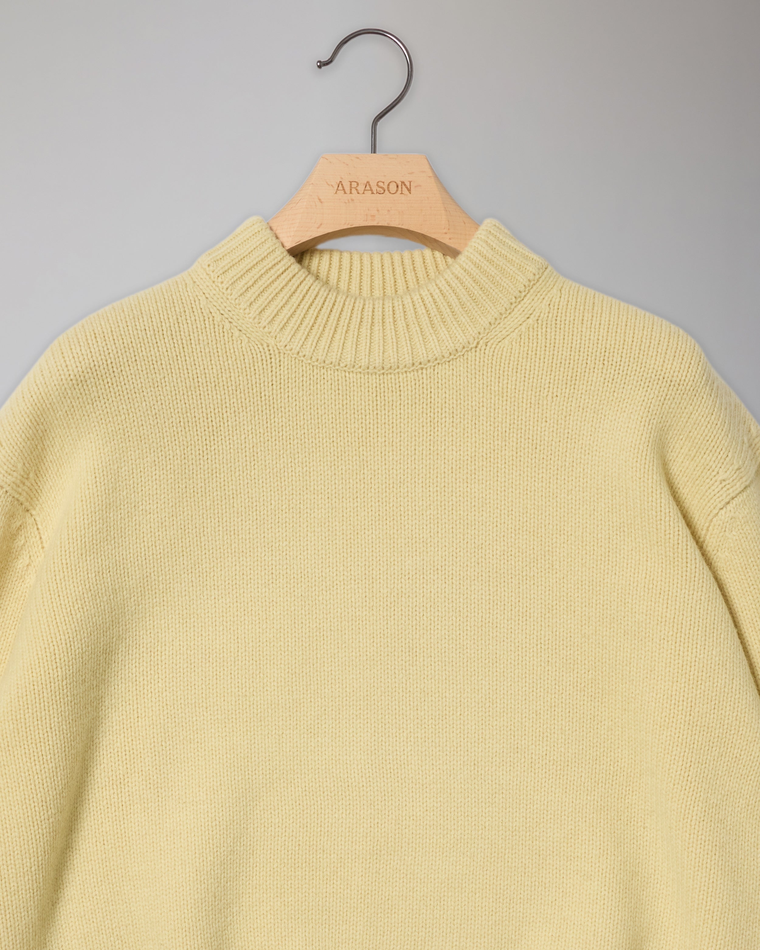 YAK WOOL CROPPED SWEATER