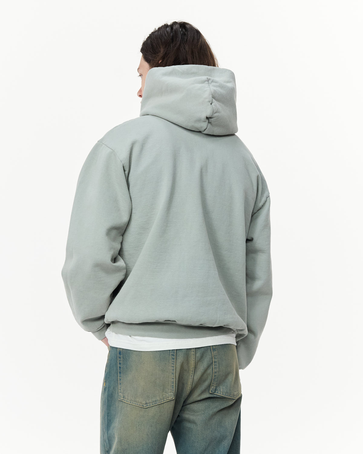Cotton Snap Hoodie