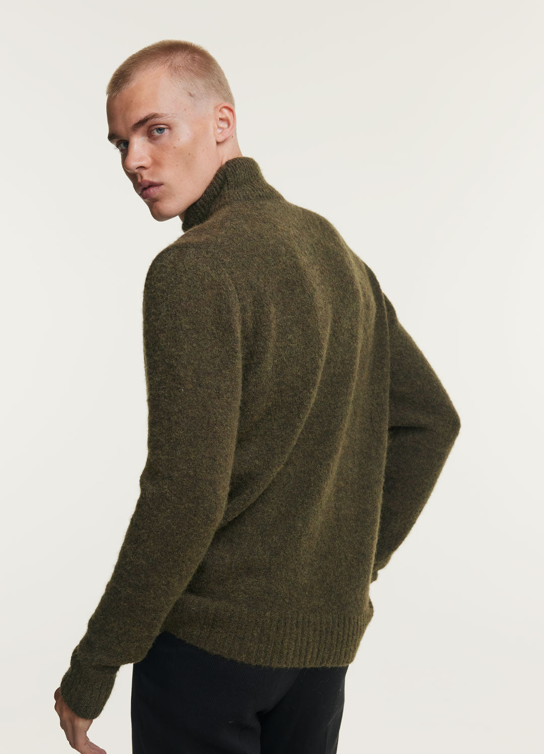 Mock Neck Græn