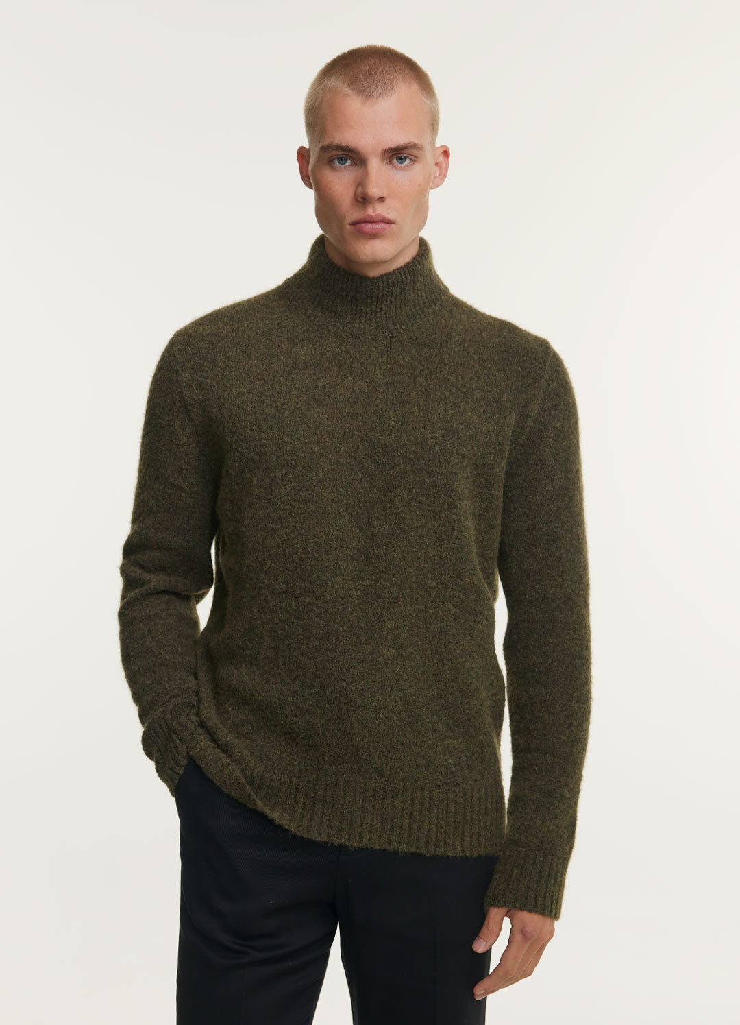 Mock Neck Græn