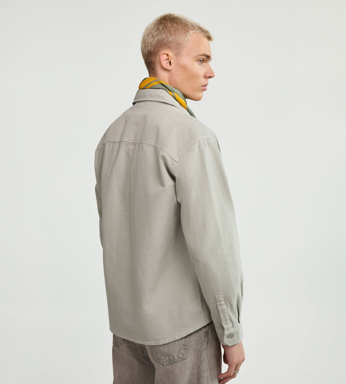 COTTON BLAZY SHIRT JACKET