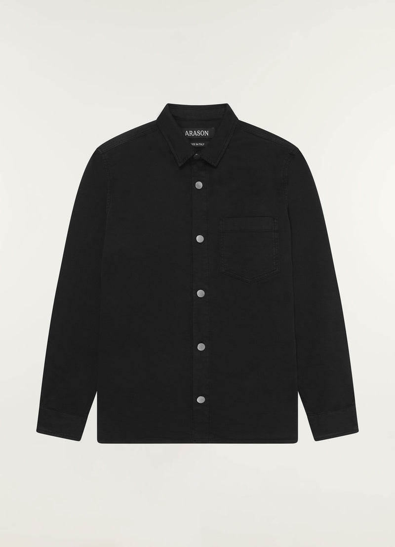 One Pocket Overshirt in Cotton - Skyrtan er einnig væntanleg í fleiri litum í vor