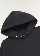 Washed Black Hoodie - Þessi vara er væntanleg