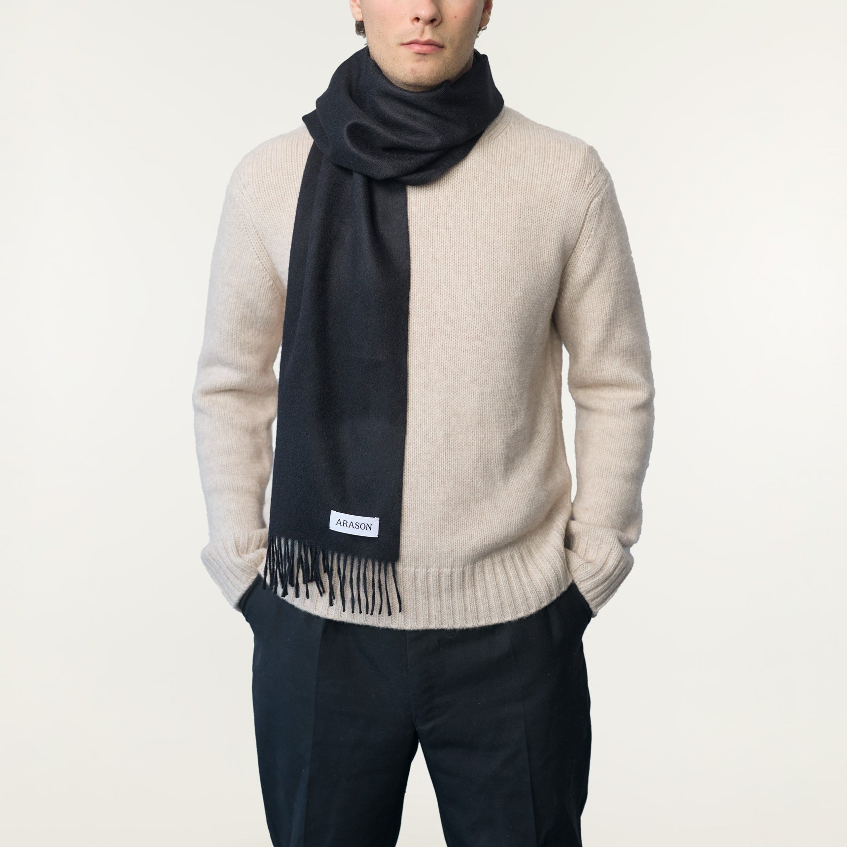 Ashley Scarf in Baby Alpaca - Þessi vara er væntanleg