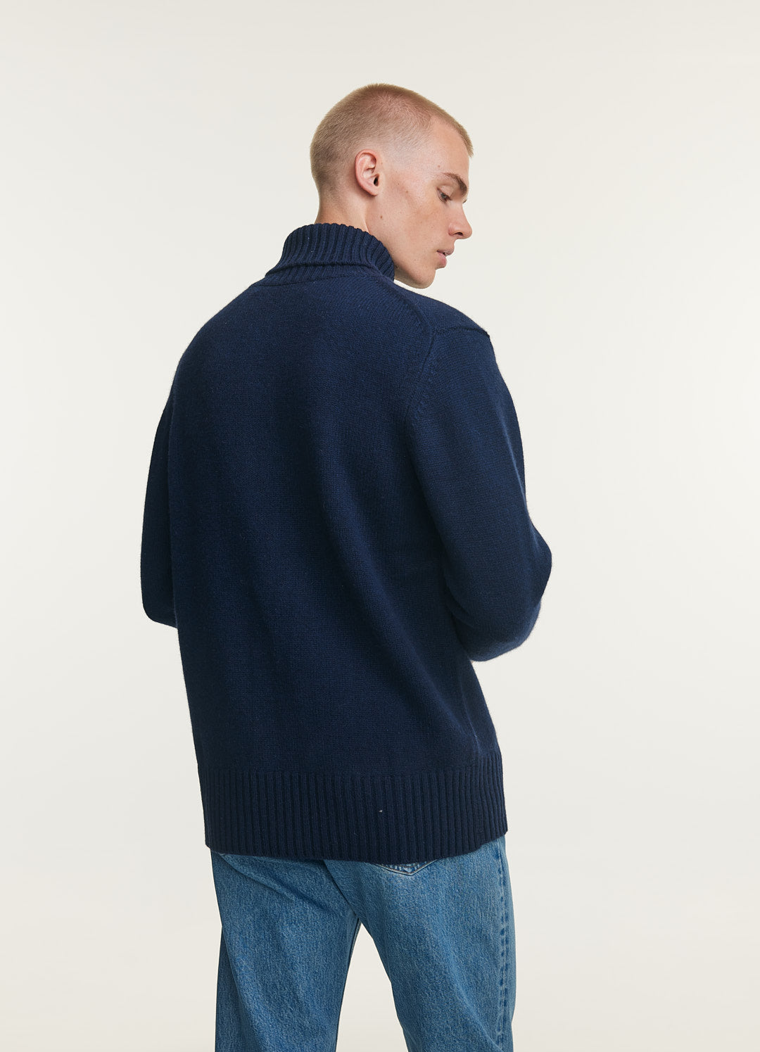 Navy Turtleneck