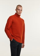 Orange Turtleneck