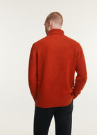 Orange Turtleneck