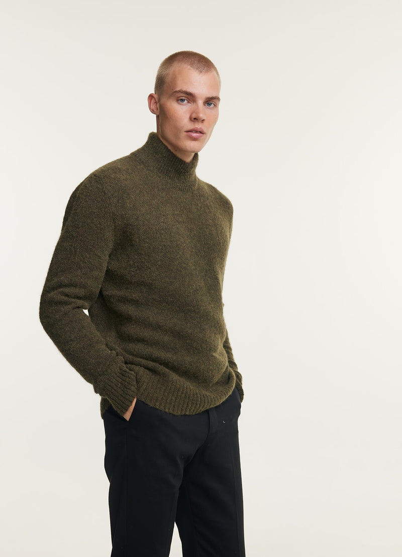 Mock Neck Græn