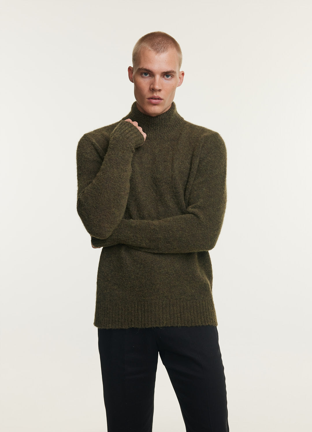 Mock Neck Græn
