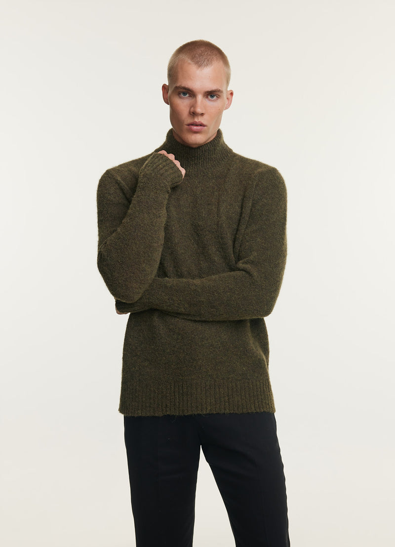 Alpaca Mock Neck