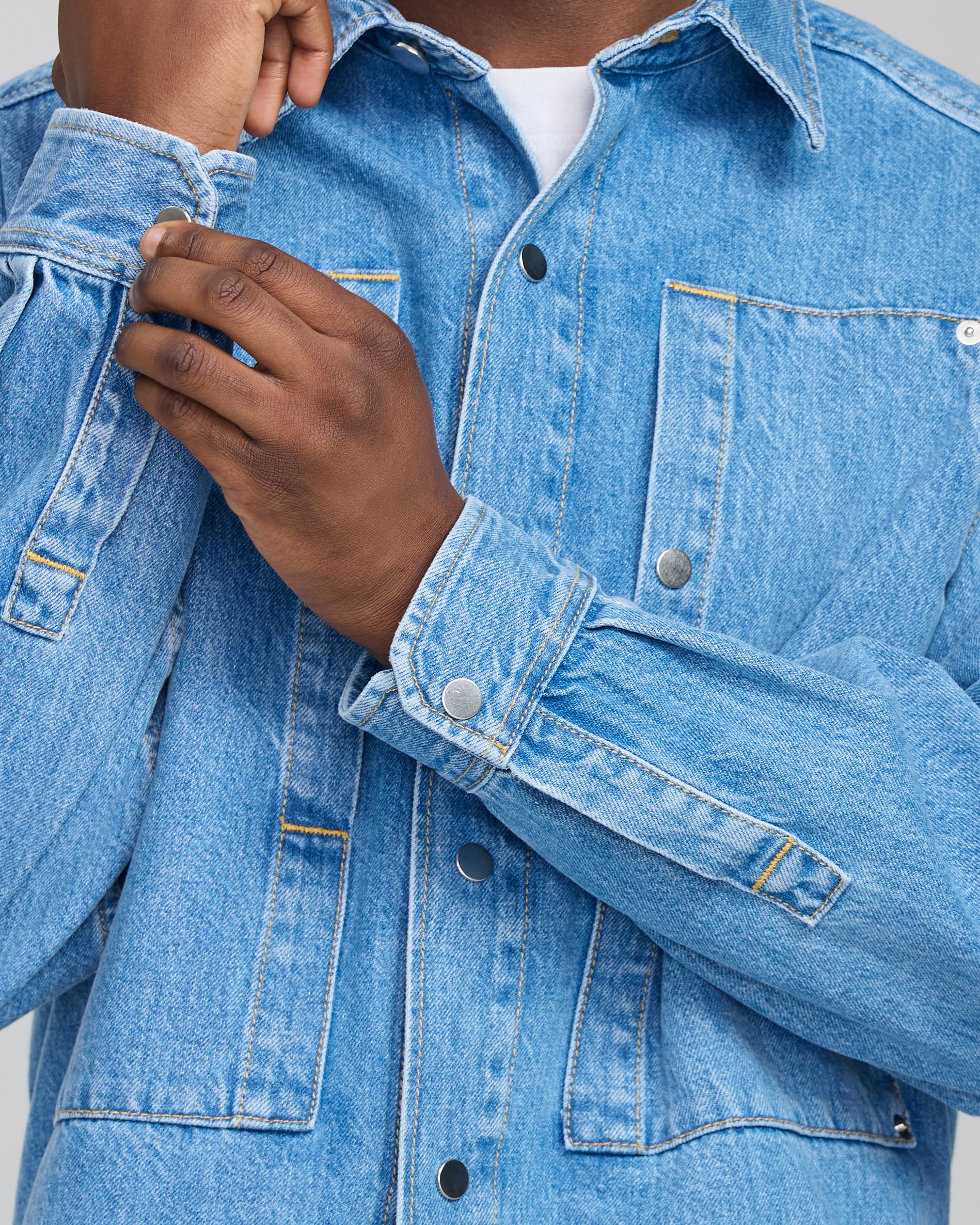 DENIM CHORE SHIRT JACKET