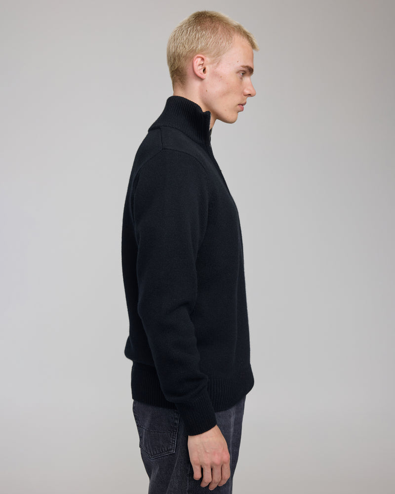 Cashmere Wool Quarter Zip