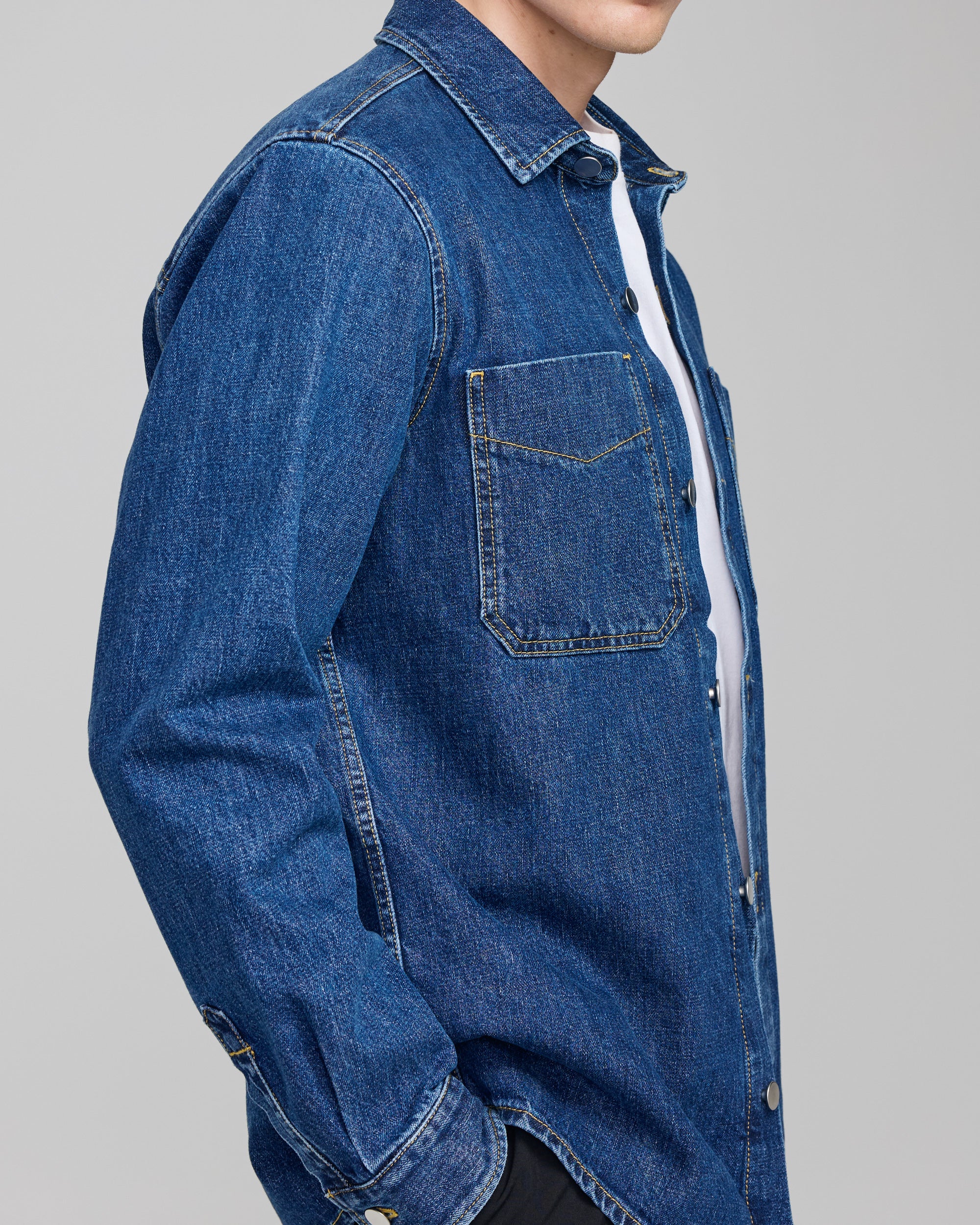 DENIM SHIRT JACKET