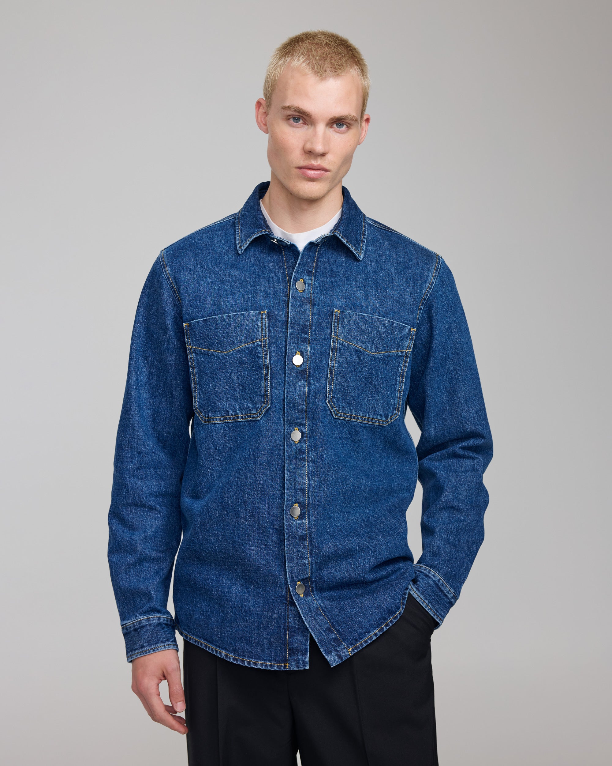 DENIM SHIRT JACKET