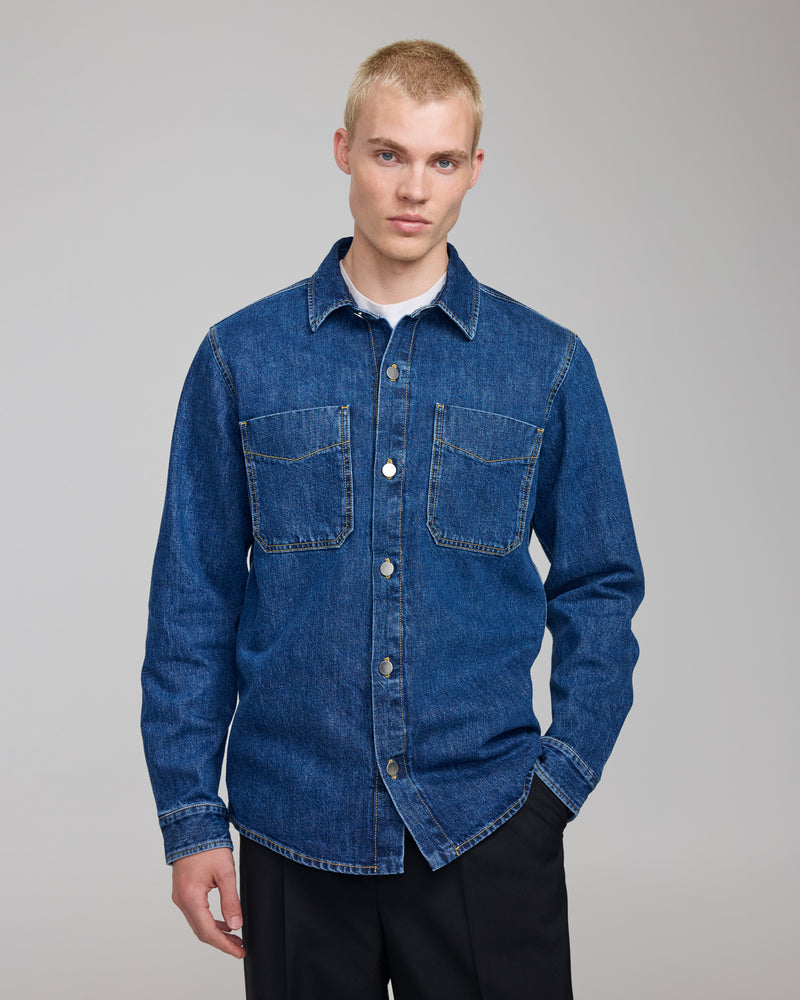 DENIM SHIRT JACKET