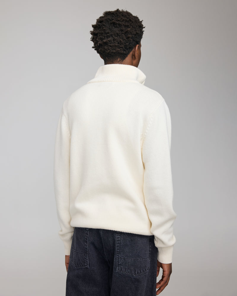 Cashmere Wool Quarter Zip