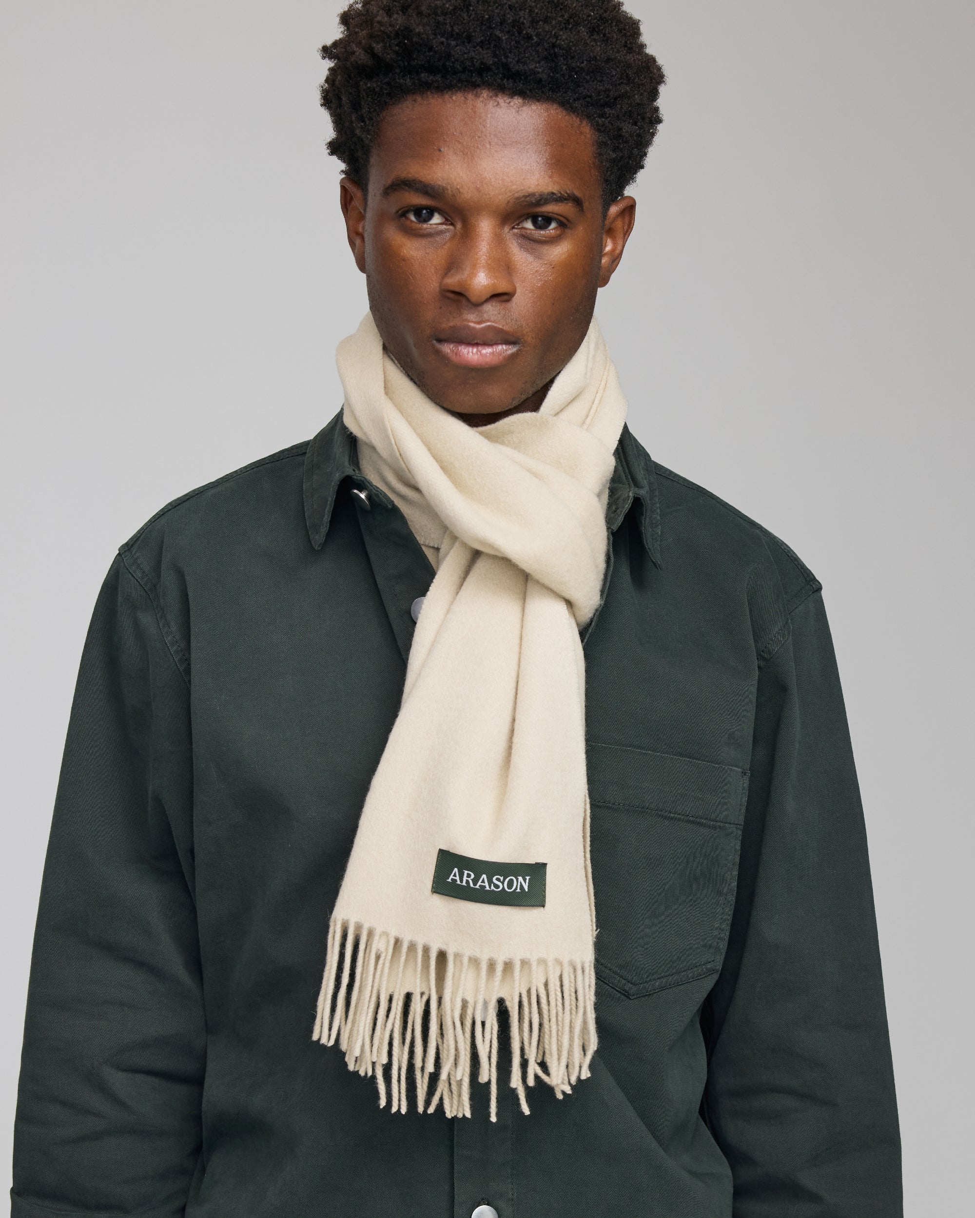 Cashmere Scarf Beige