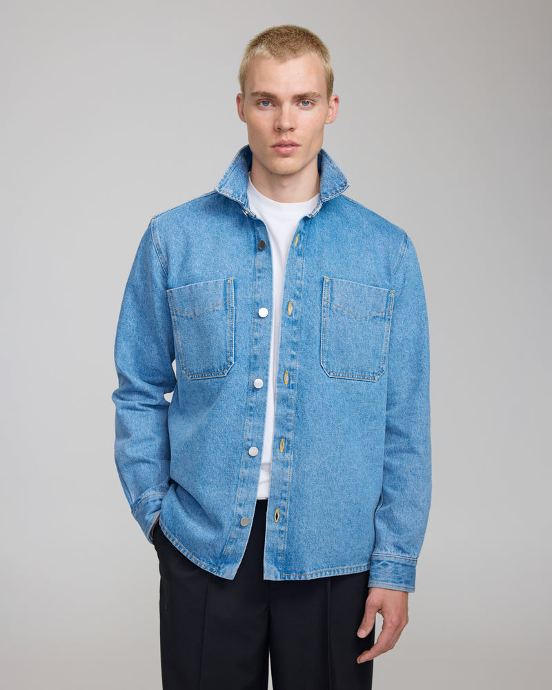 DENIM SHIRT JACKET