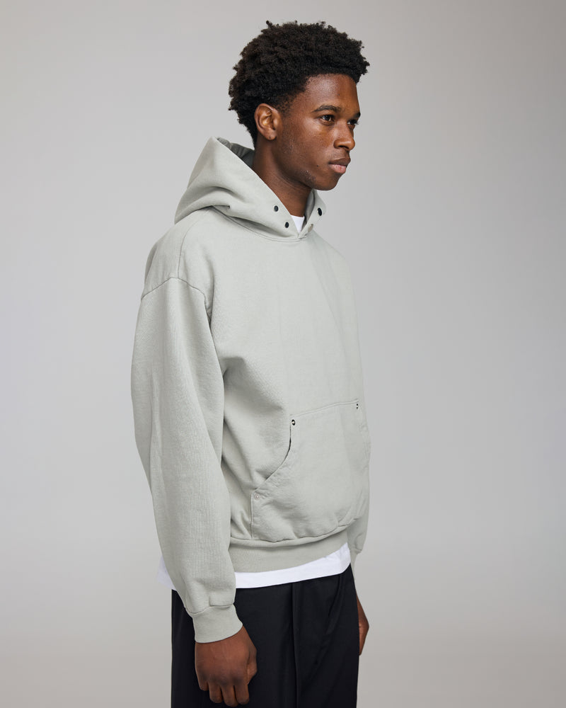 Cotton Snap Hoodie