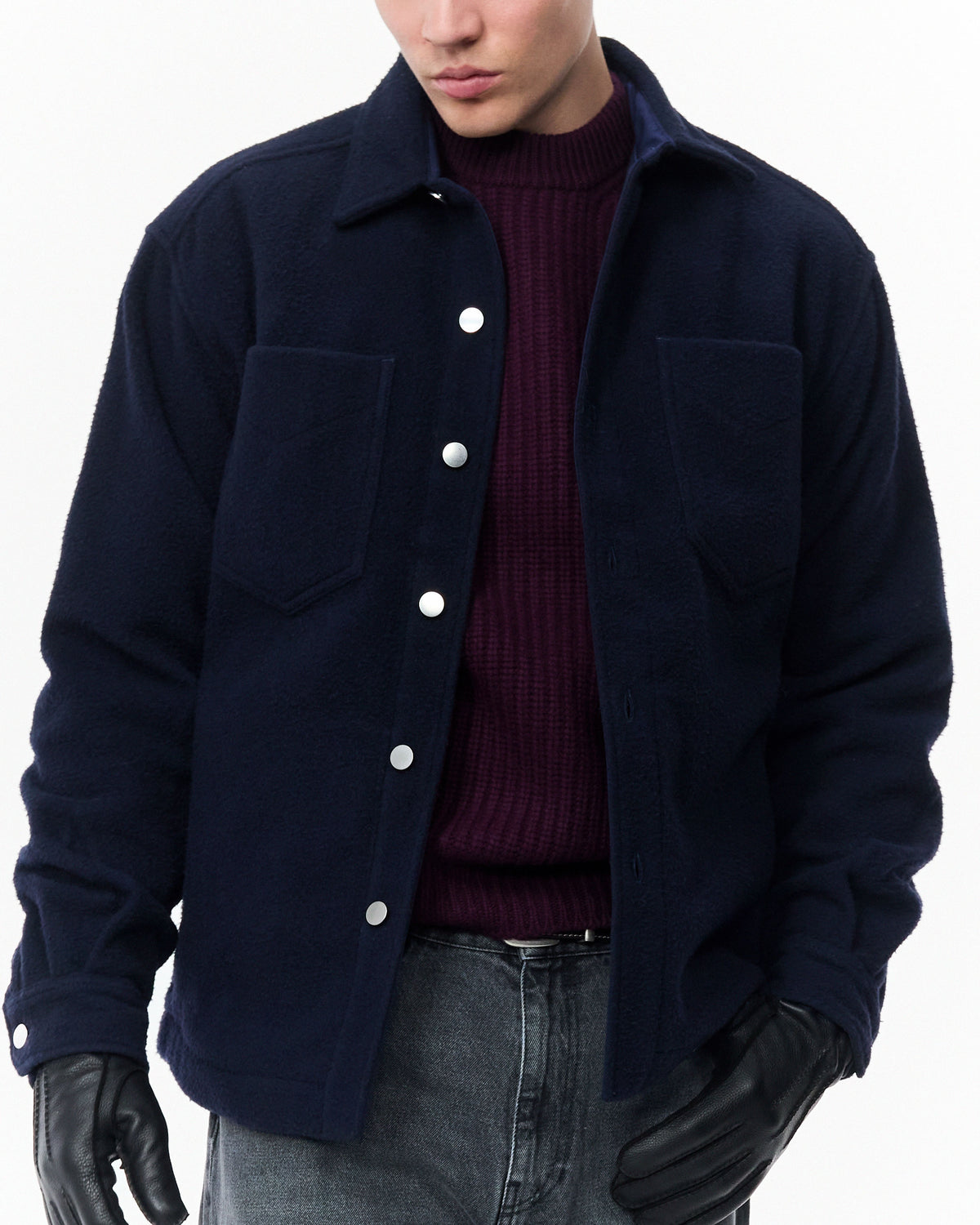 Dark navy detail