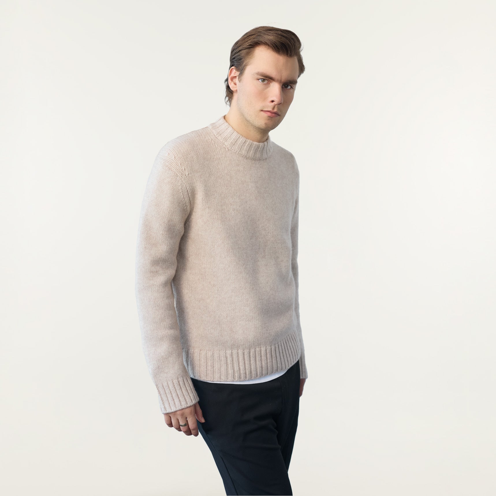 Barnes Sweater in Wool and Cashmere