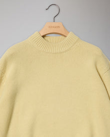 YAK WOOL CROPPED SWEATER