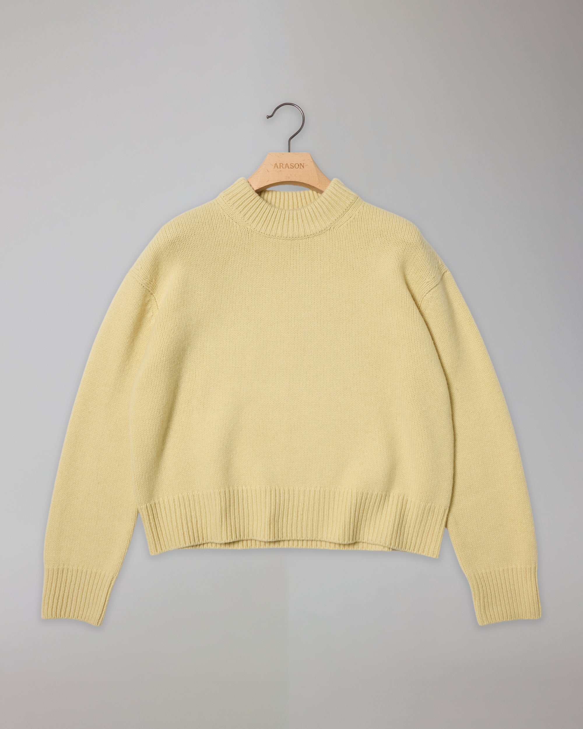 YAK WOOL CROPPED SWEATER