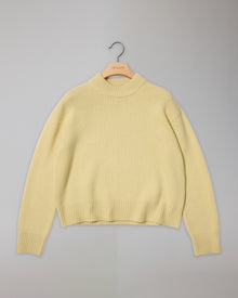YAK WOOL CROPPED SWEATER