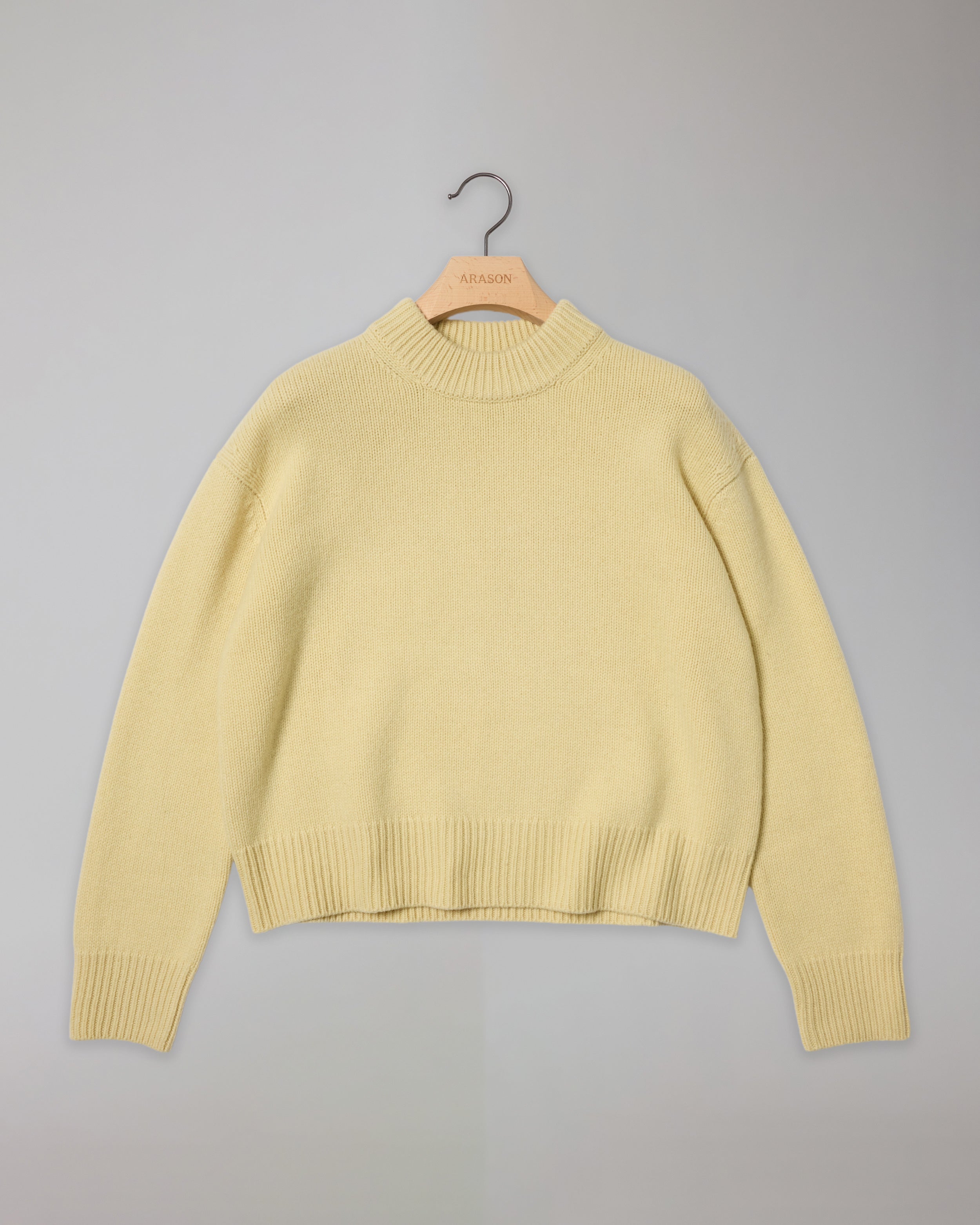 YAK WOOL CROPPED SWEATER