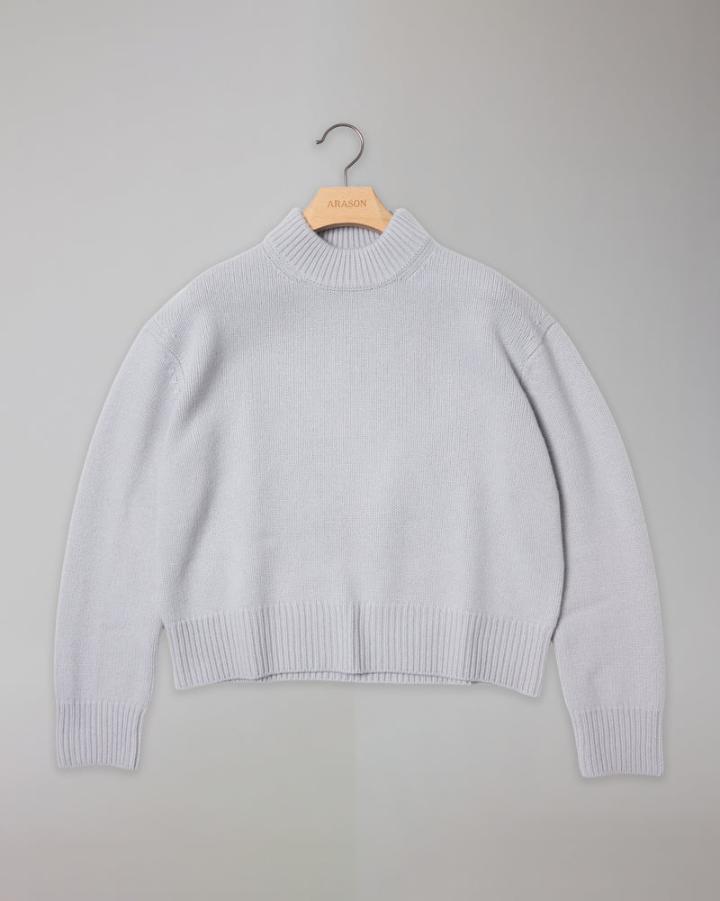 YAK WOOL CROPPED SWEATER