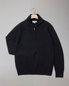 CASHMERE WOOL HALF ZIP