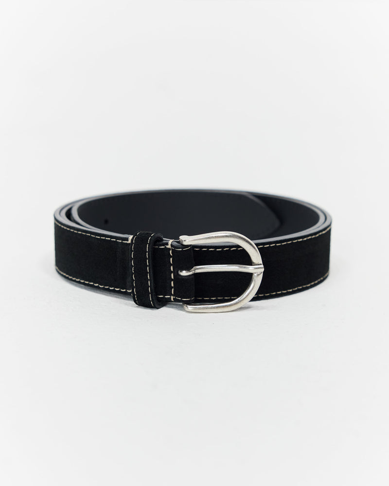 Suede Belt Black