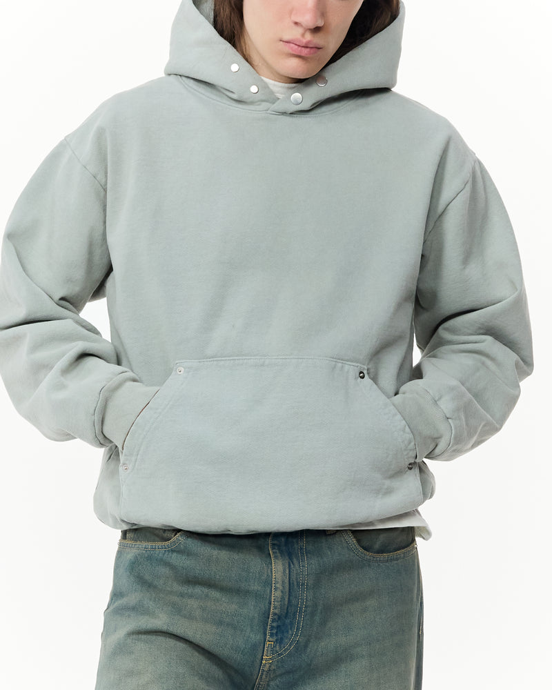 Cotton Snap Hoodie
