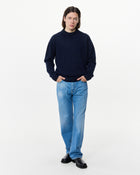 Relaxed Merino Sweater Navy