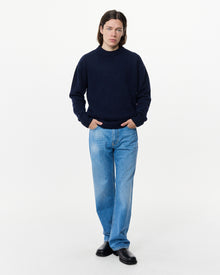 Relaxed Merino Sweater Navy