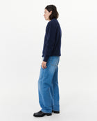 Relaxed Merino Sweater Navy