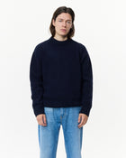 Relaxed Merino Sweater Navy
