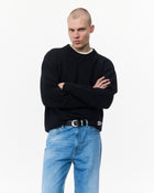 Relaxed Merino Sweater Black