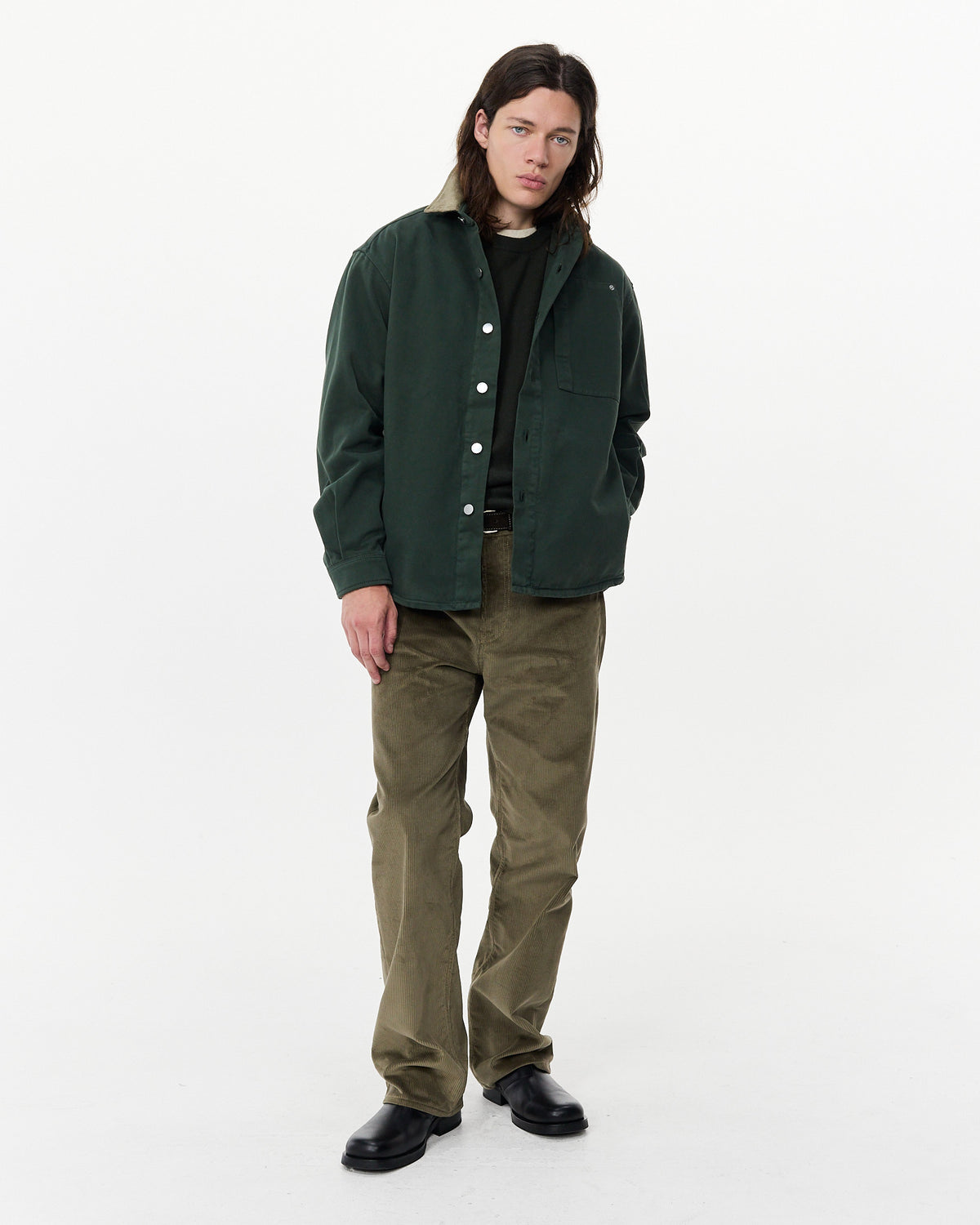 Passport Overshirt Rosin Green
